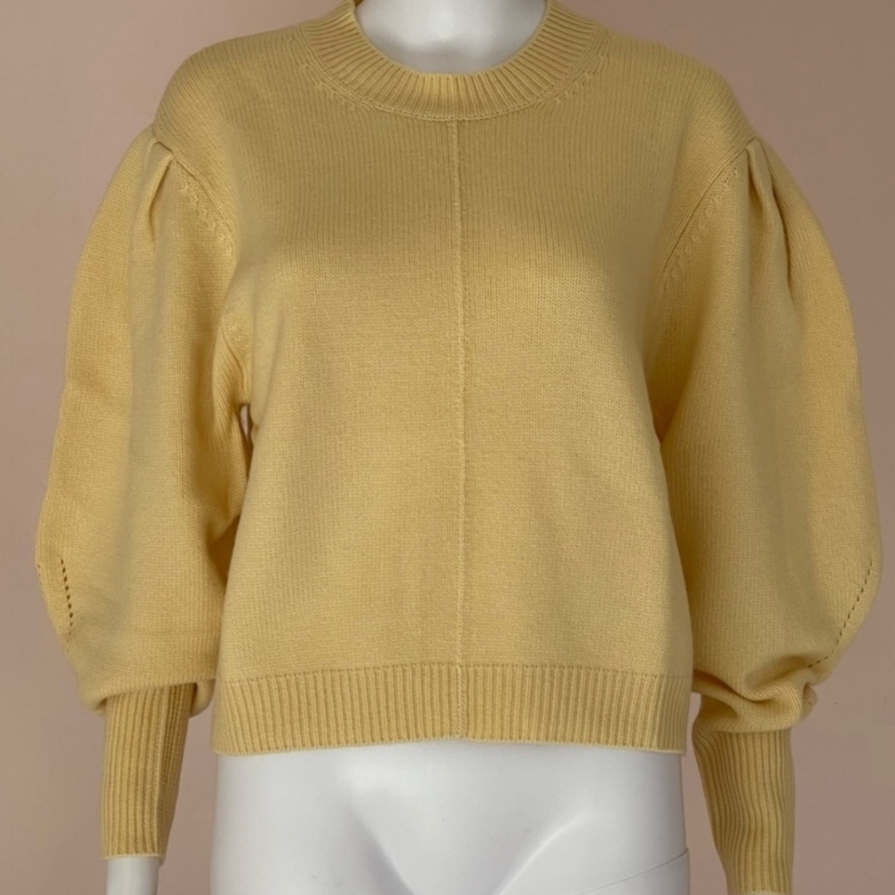 Something Navy yellow woman sweater